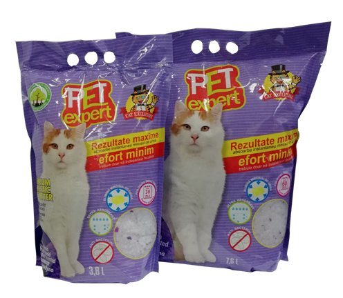 Pet Expert Nisip Silicatic Lavanda – ,38-l