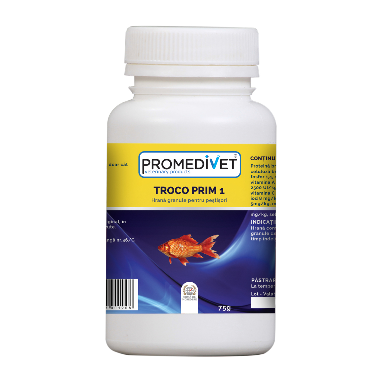 Promedivet Troco Prim Nr 1 75 g granule