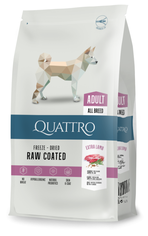 Quattro Dog Small Breed No Grain Adult Miel 1.5 KG