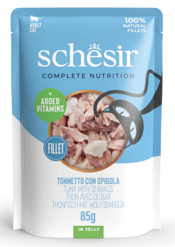 Schesir Cat Plic Ton/Biban In Jelly 85 g