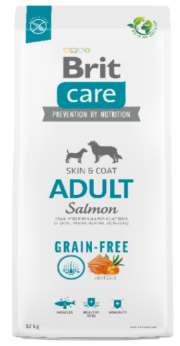 Brit Care Dog Grain-Free Adult Somon – 12-kg