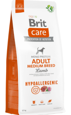 Brit Care Dog Hypoallergenic Adult Medium Breed Miel – 3-kg,