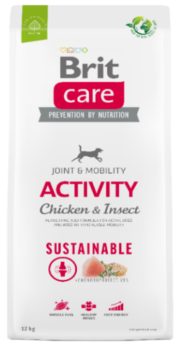 Brit Care Dog Sustainable Activity Pui&Insecte – 1-kg,brit-care