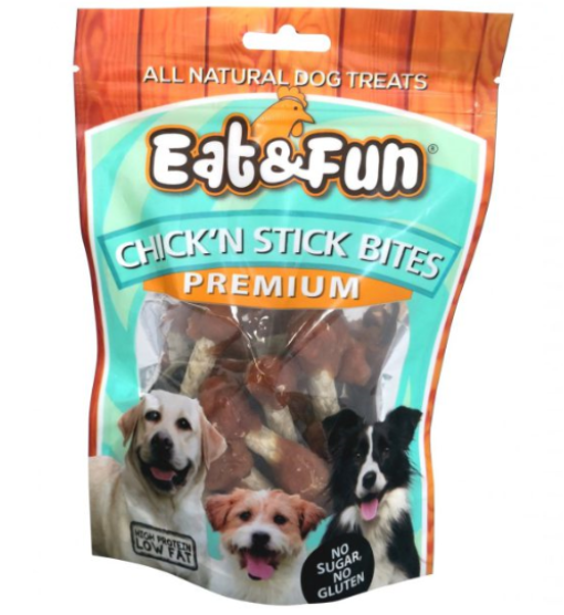 Eat&Fun Recompense Caini Chick’n Stick Bites 100 G