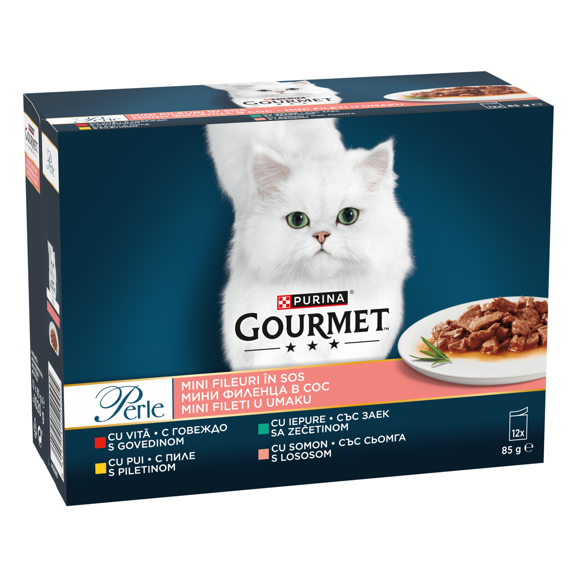 Gourmet Perle Plic Vita 12×85 g
