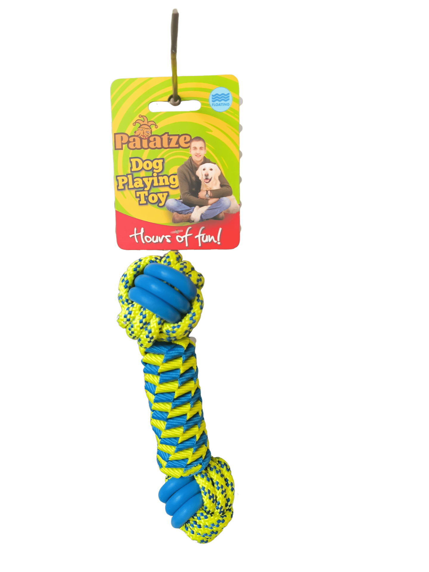 PAIATZE DOG FLOATING FLOATING ROPE DUMBELL 25 CM