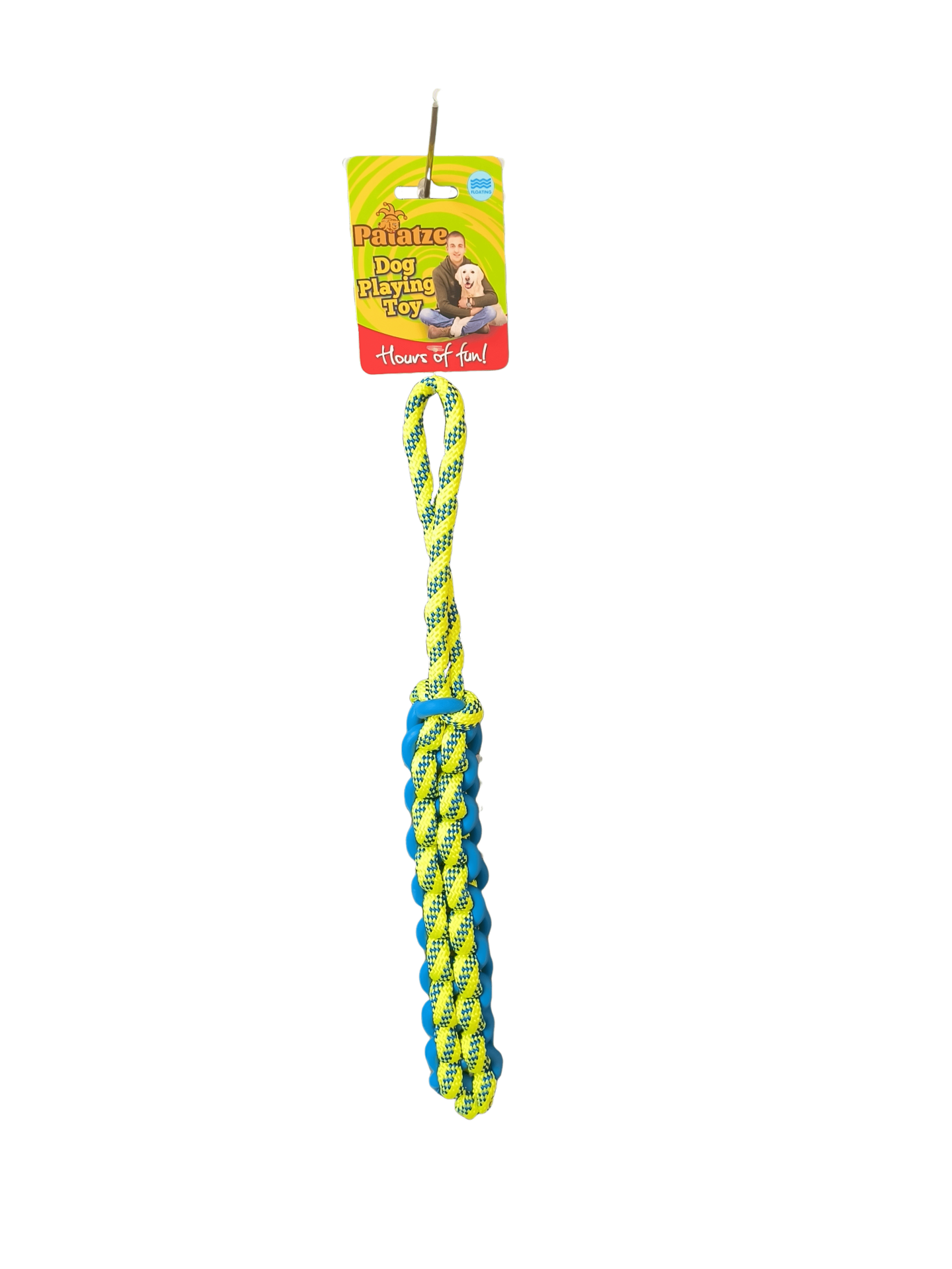 PAIATZE DOG FLOATING FLOATING ROPE TPR STRIPES 45 CM