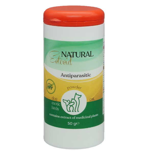 Promedivet Ectocid Natural Pulbere Cu Extract De Plante 50 g