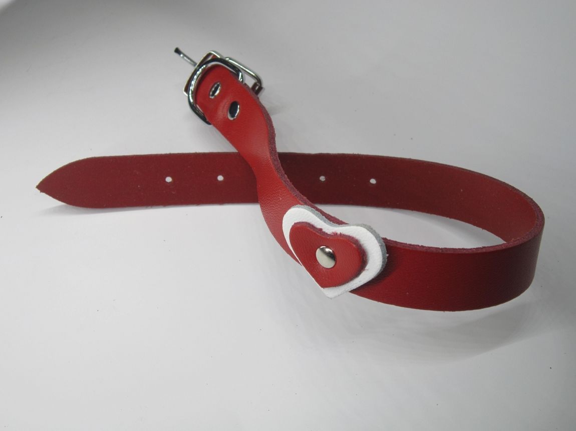 Zgarda Caine Streeetside Inima 1.0/29 cm Rosu Nr 00