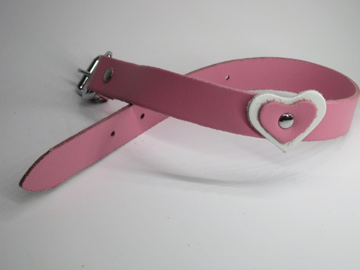Zgarda Caine Streeetside Inima 1.0/29 cm Roz Nr 00